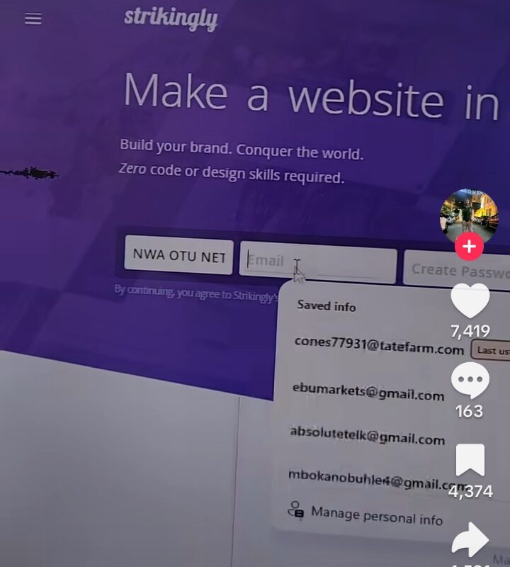 image slide